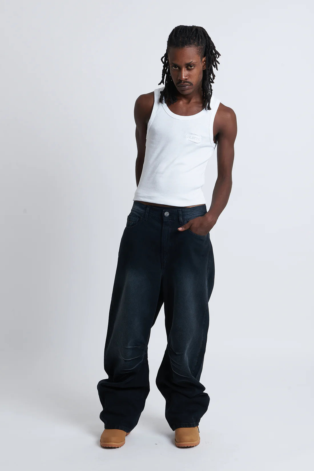 Denim Baggy Black