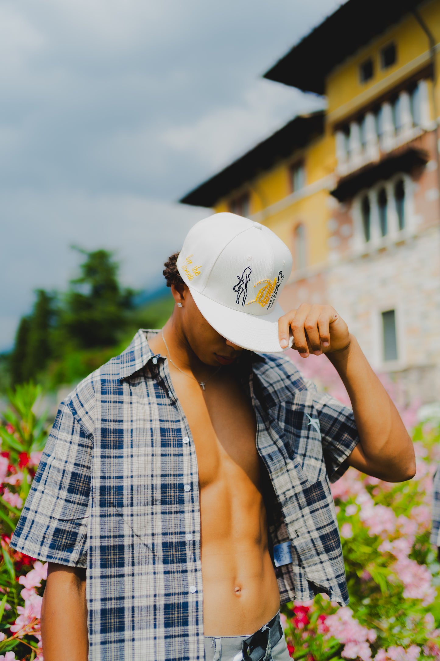 Dynasty Angel Devil Adjustable Hat Cream | Diamond