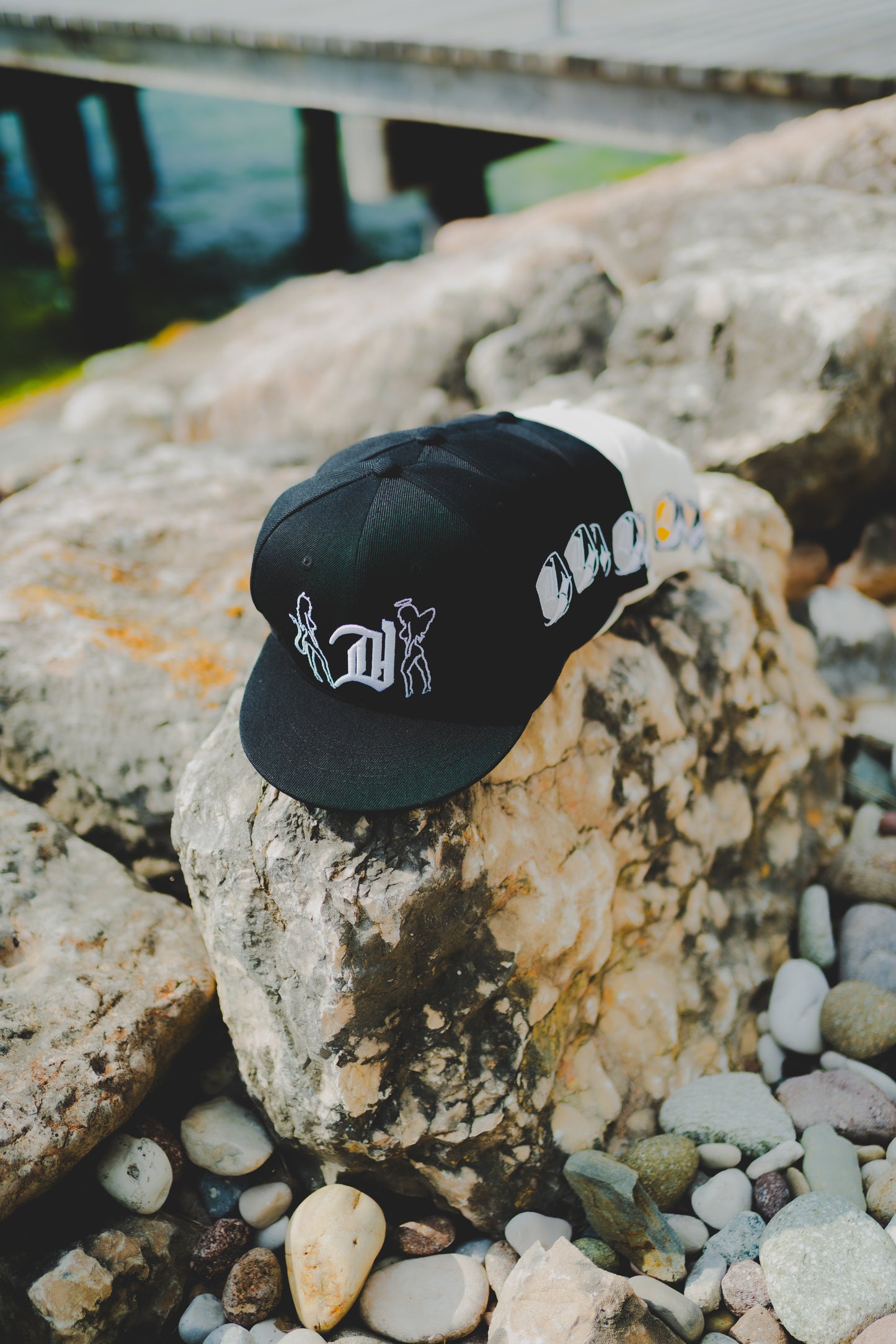 Dynasty | Angel Devil Adjustable Hat Black
