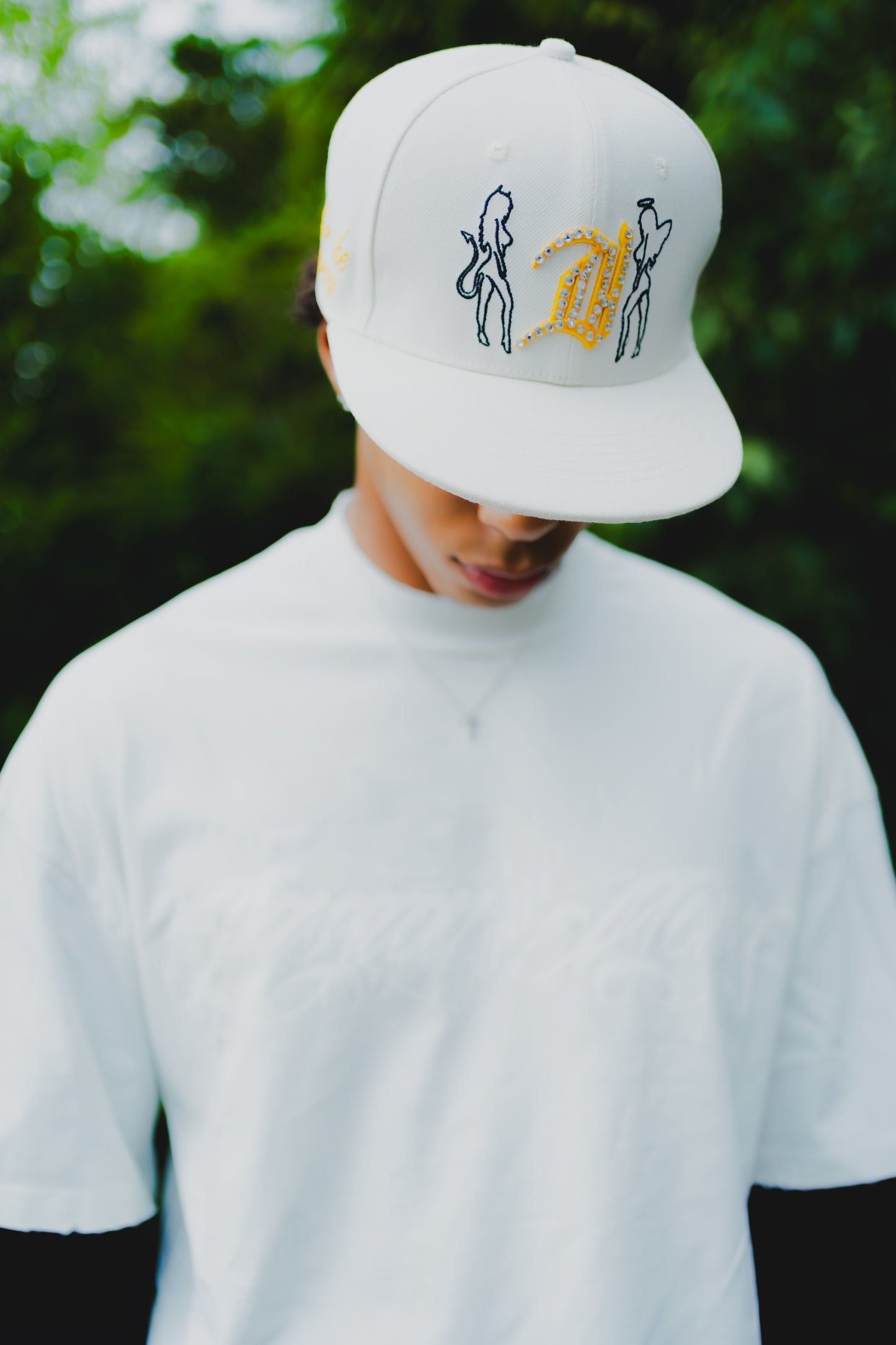 Dynasty Angel Devil Adjustable Hat Cream | Diamond