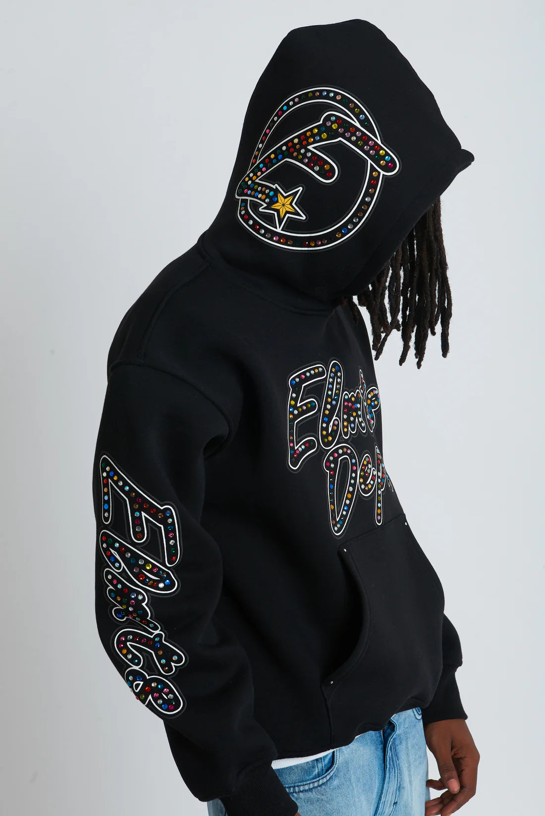 Gem Rush Hoodie Black