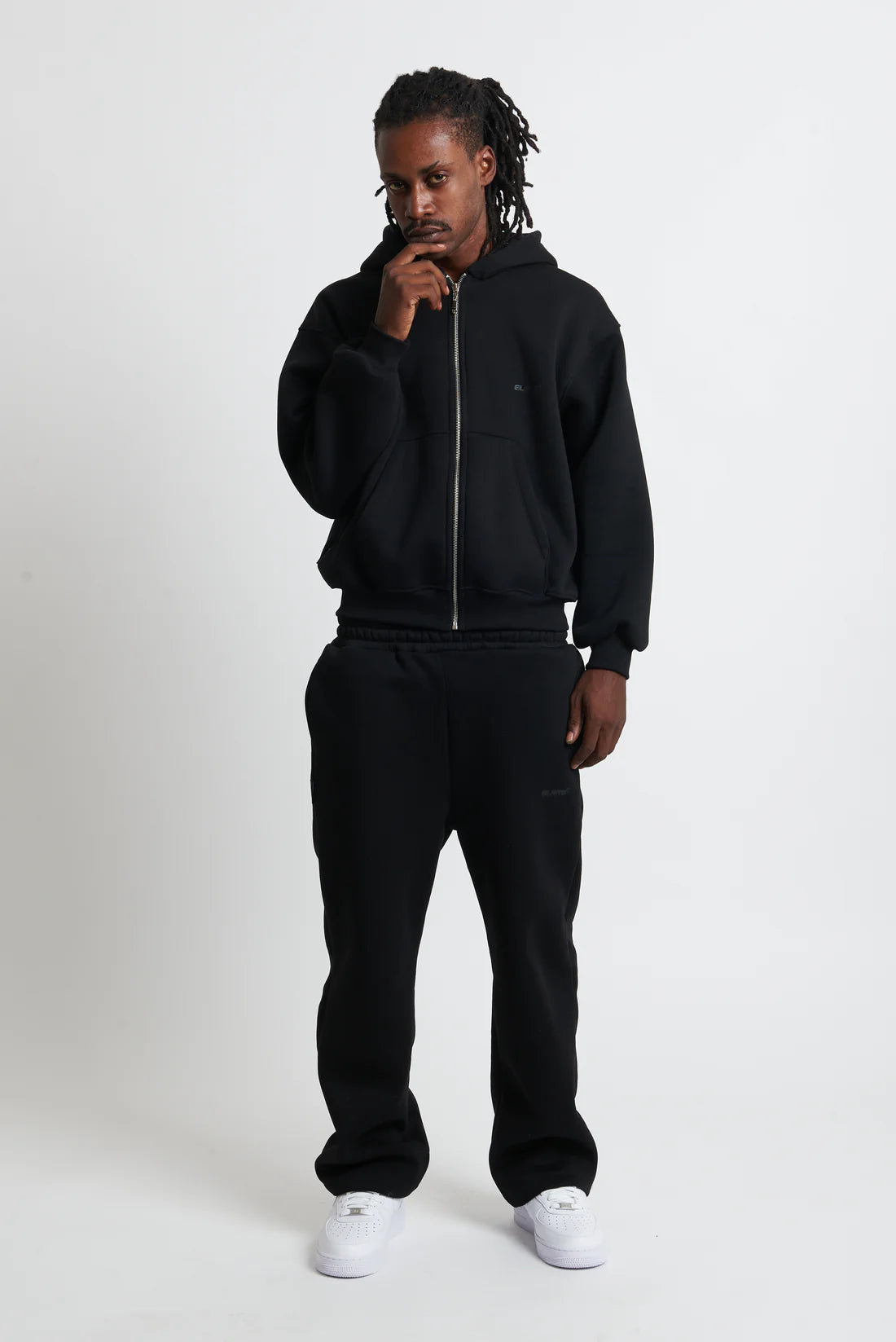 Zip Hoodie Black