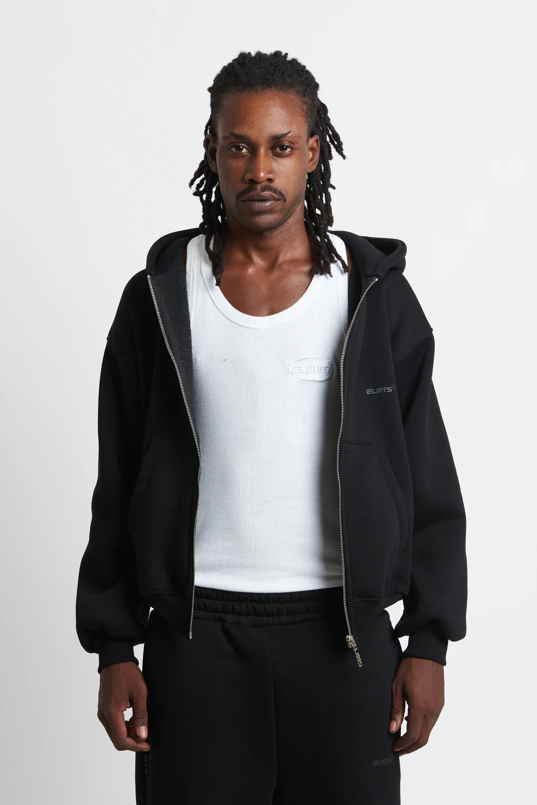 Zip Hoodie Black