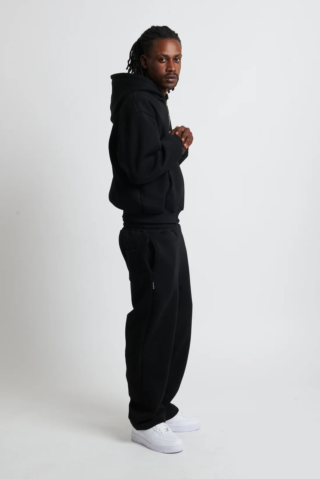 Zip Hoodie Black
