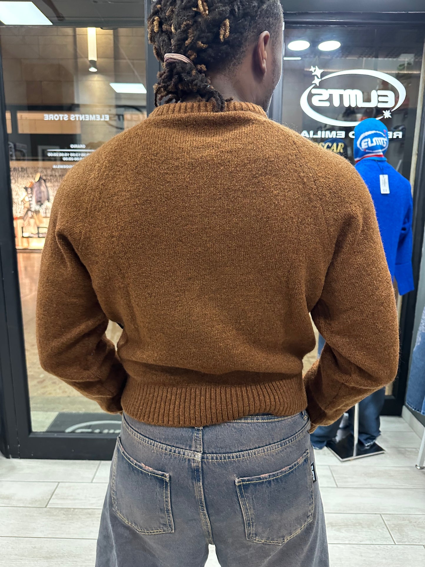 Sweater Crop Tabacco