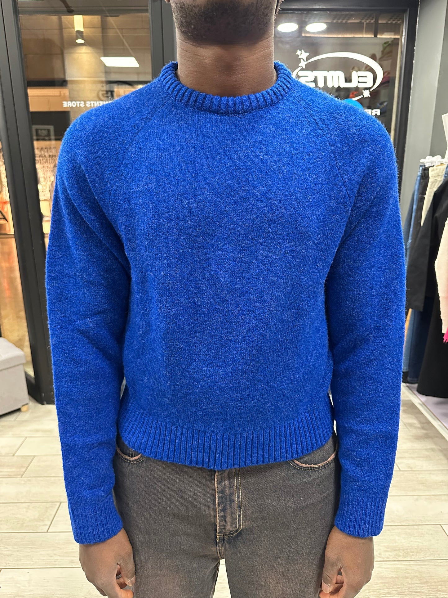 Sweater Crop Royal