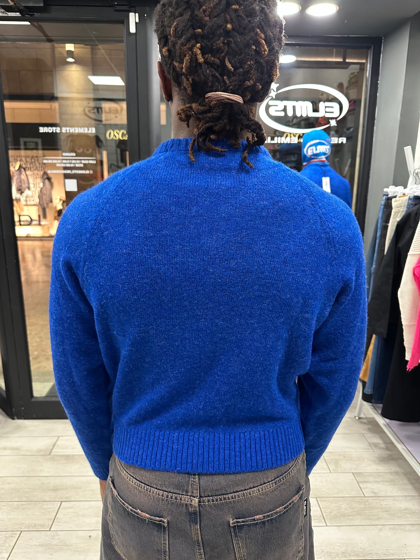 Sweater Crop Royal