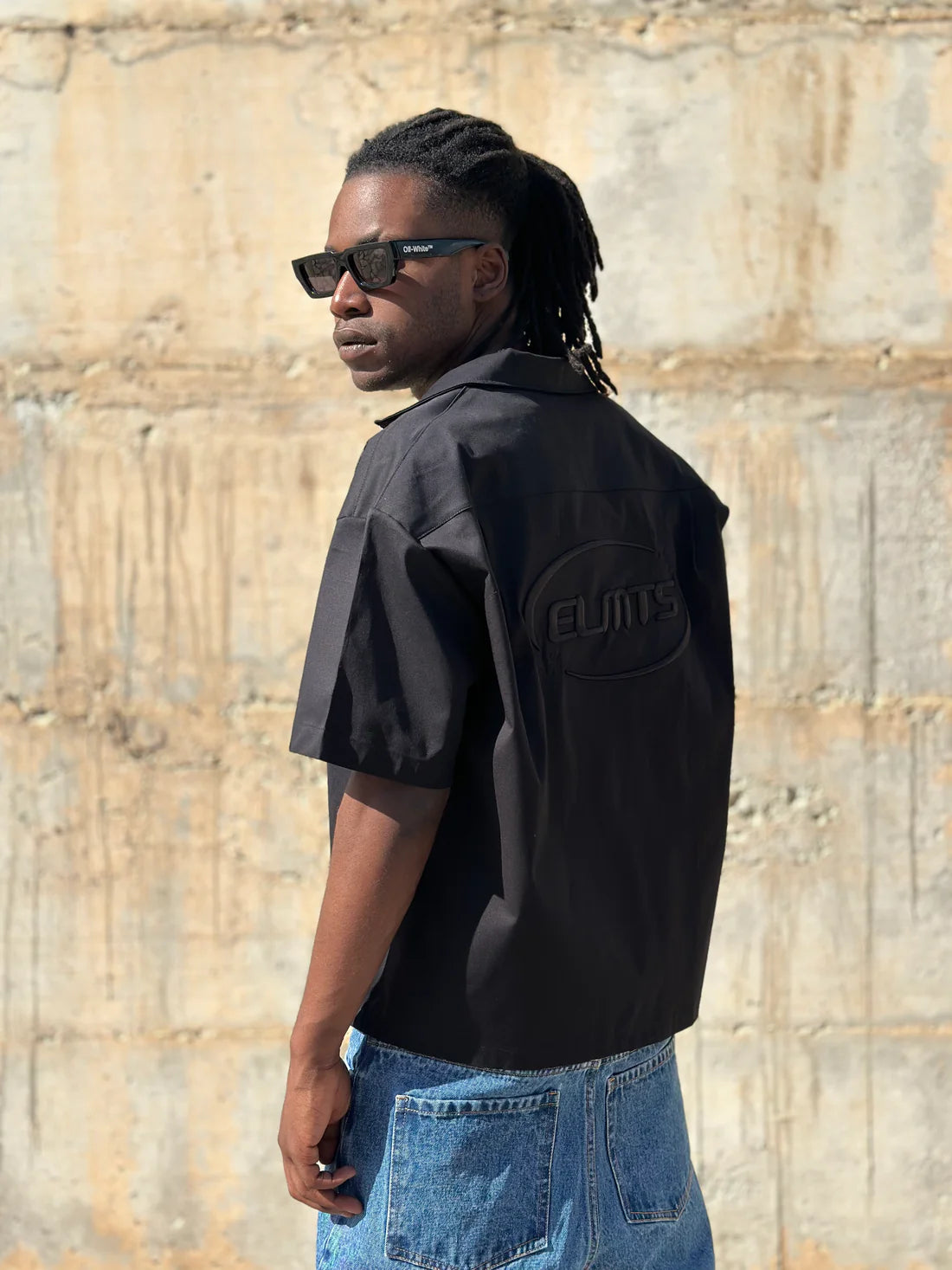 Jacket embroidered Black