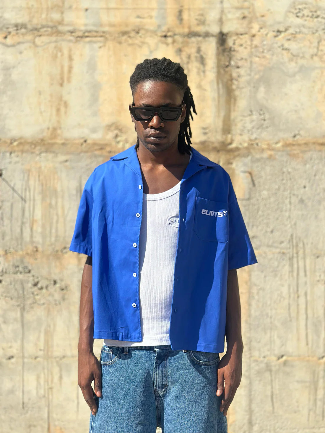 Jacket embroidered Royal