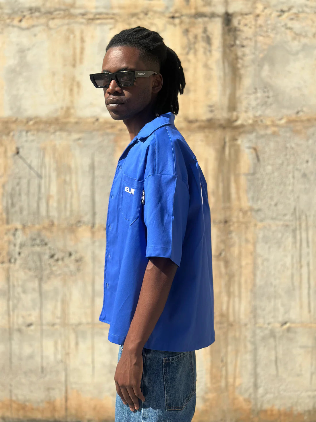 Jacket embroidered Royal