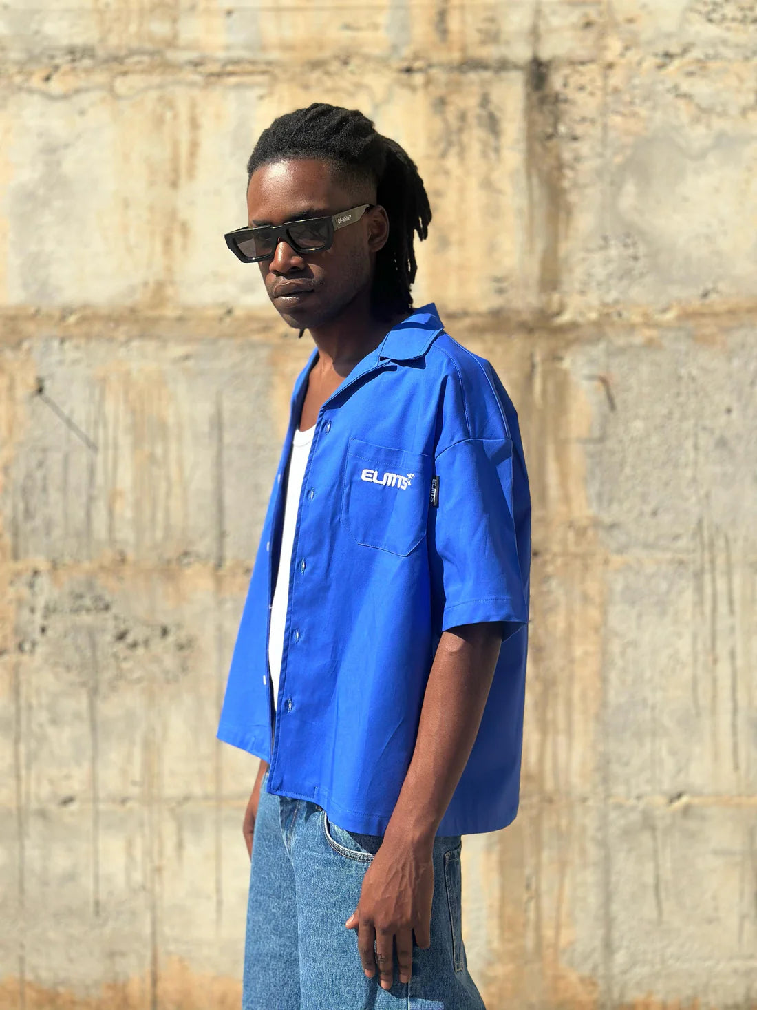Jacket embroidered Royal
