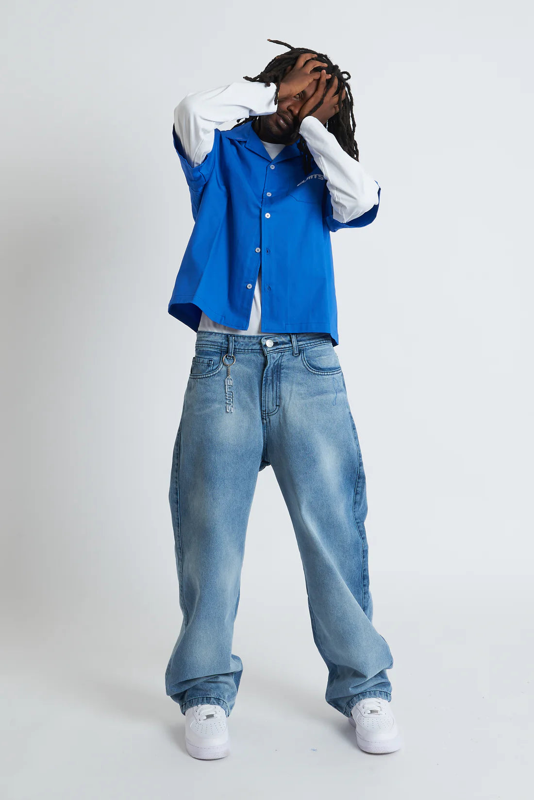 Jacket embroidered Royal