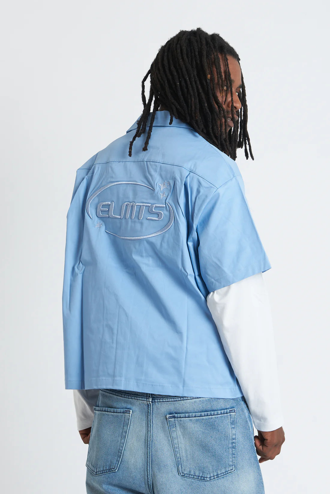 Jacket embroidered Sky