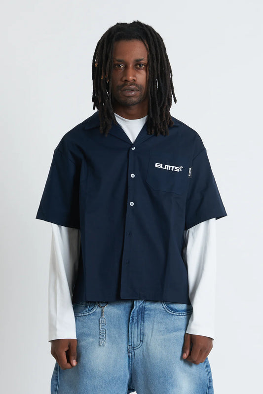 Jacket embroidered Navy