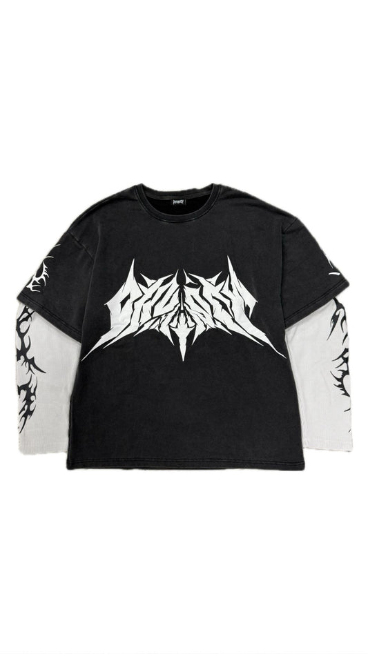 Dynasty Tribal Frost Longlsleeve Washed Black