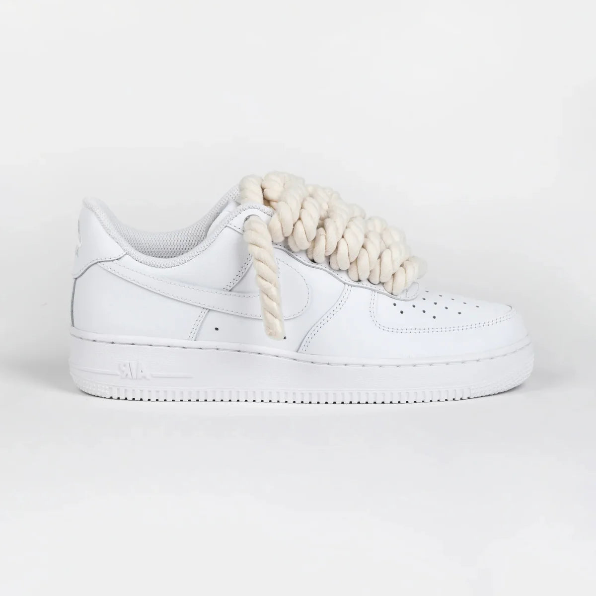Nike Air Force 1 Rope Laces Custom Beige