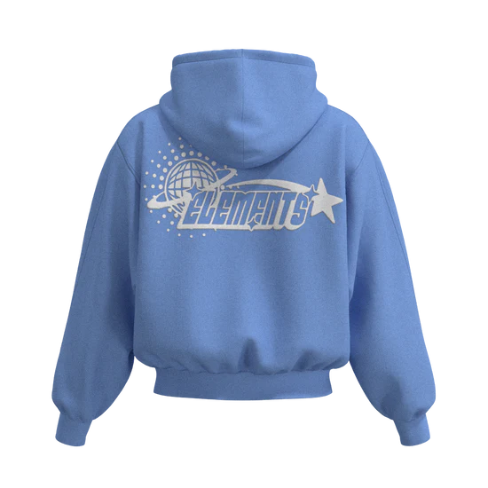 Perfect Hoodie Policot World Line Sky/White