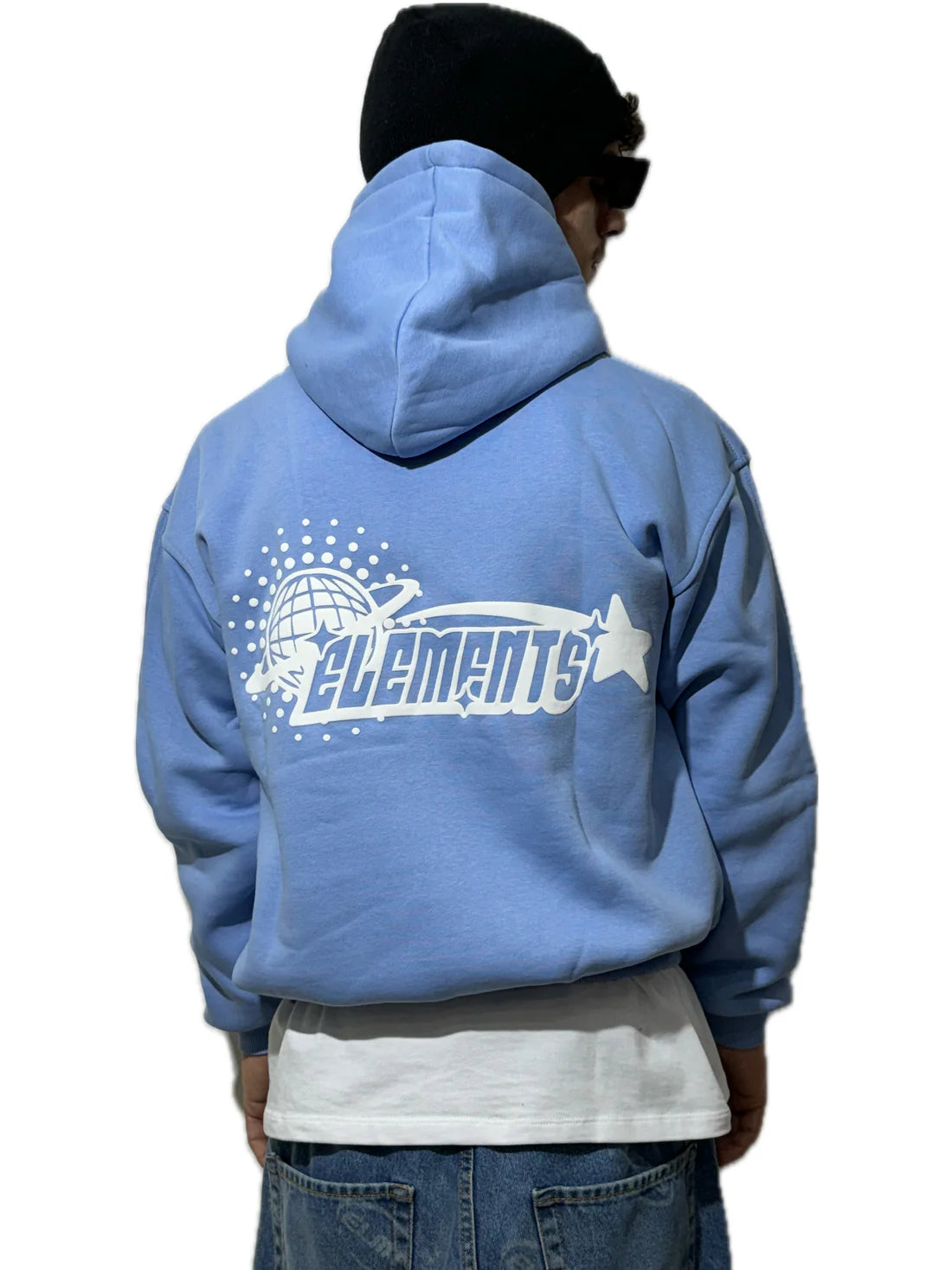 Perfect Hoodie Policot World Line Sky/White