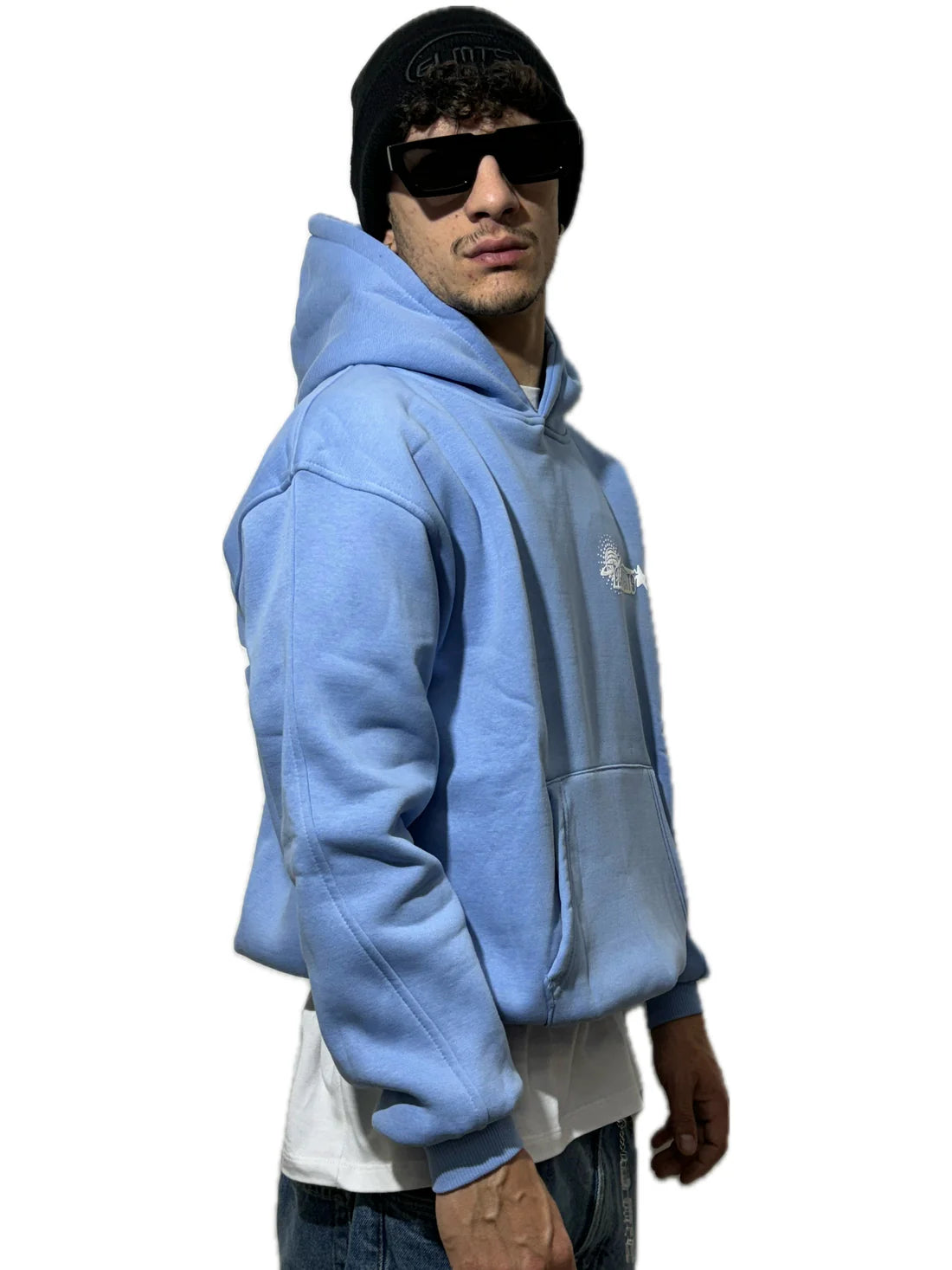 Perfect Hoodie Policot World Line Sky/White