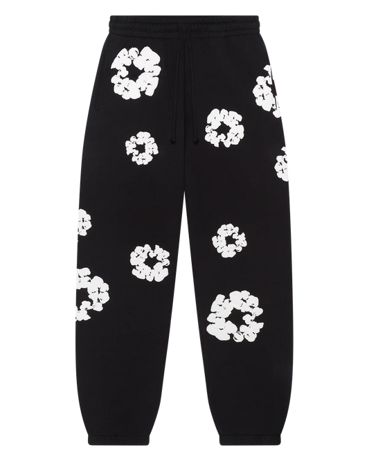 Denim Tears The Cotton Wreath Sweatpants Black
