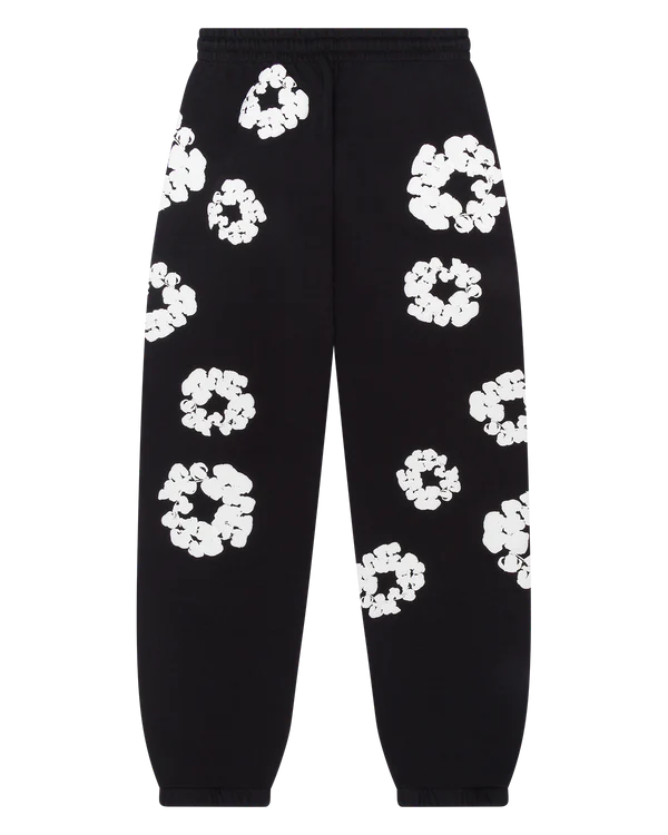 Denim Tears The Cotton Wreath Sweatpants Black