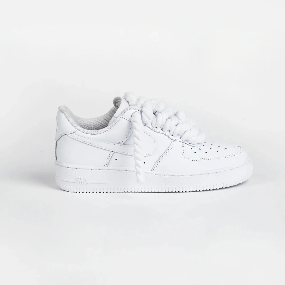 Nike Air Force 1 Rope Laces Custom White