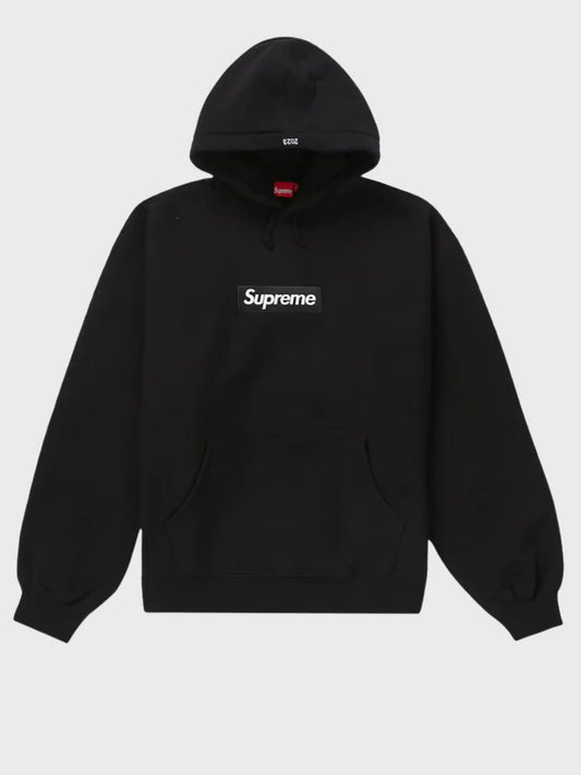 Supreme Box Logo Hooded Sweatshirt Black (FW23)