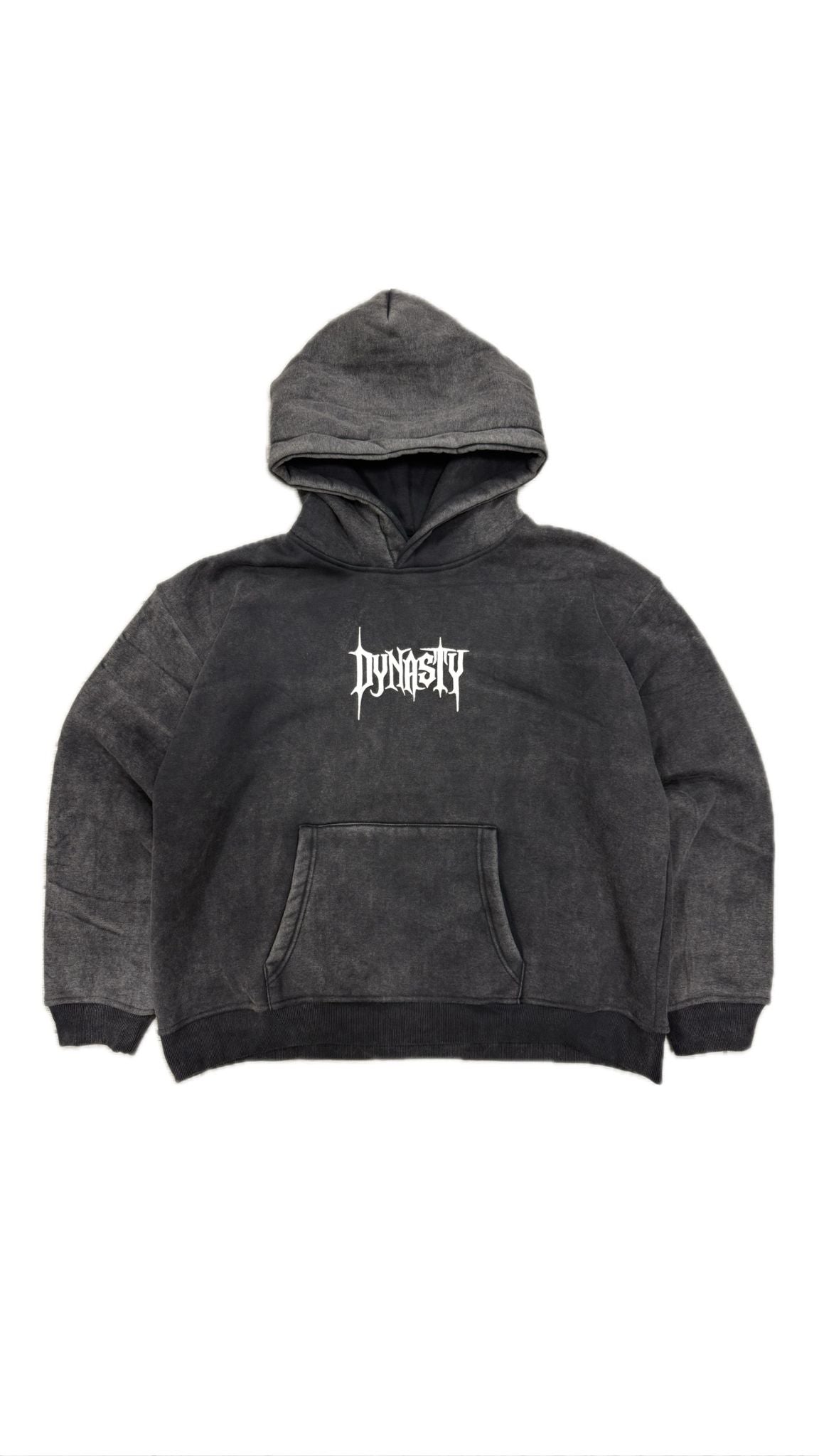 Dynasty Dirty Dye Hoodie Washed Black