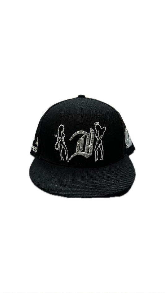 Dynasty Angel Devil Adjustable Hat Black | Diamond