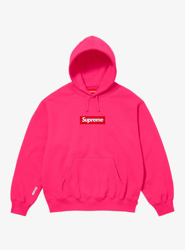 Supreme Box Logo Hooded Sweatshirt Magenta (FW25)