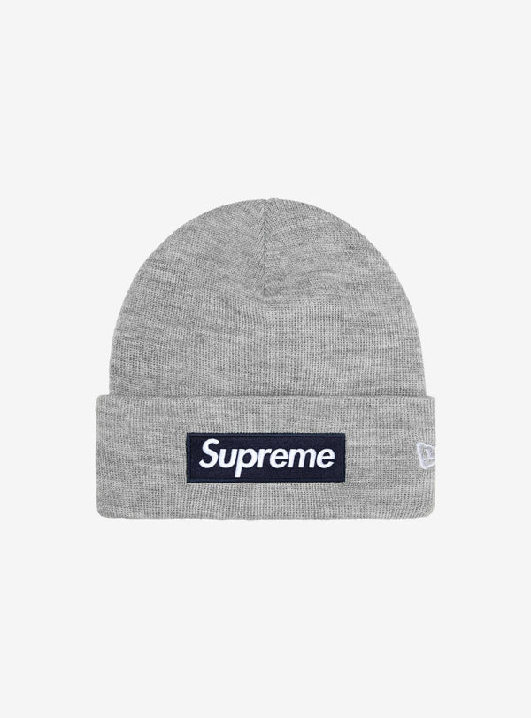 Supreme New Era Box Logo Beanie Grey (FW25)