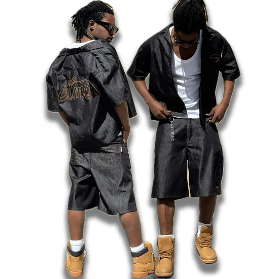 Completo Denim Factory Black & Tobacco