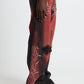 Denim Baggy Barbed Wire Black/Red