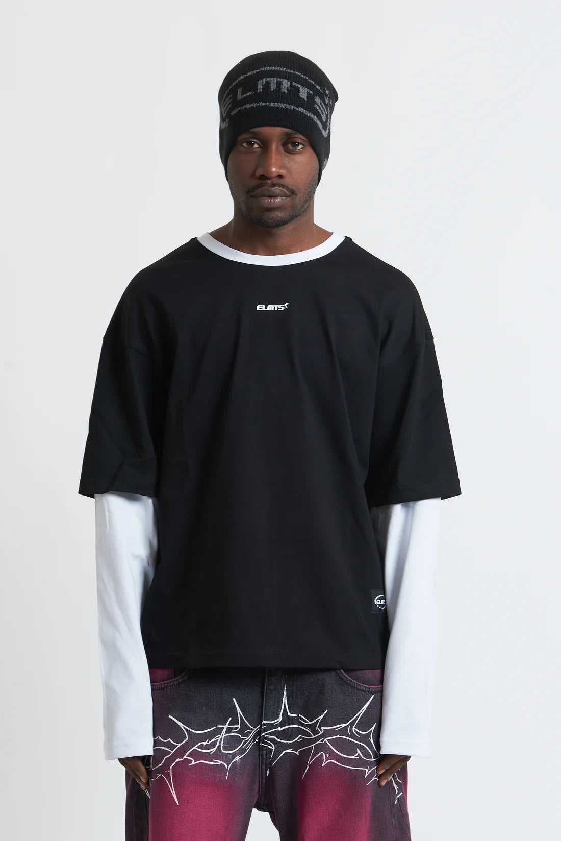 Double Longsleeve Jersey Black