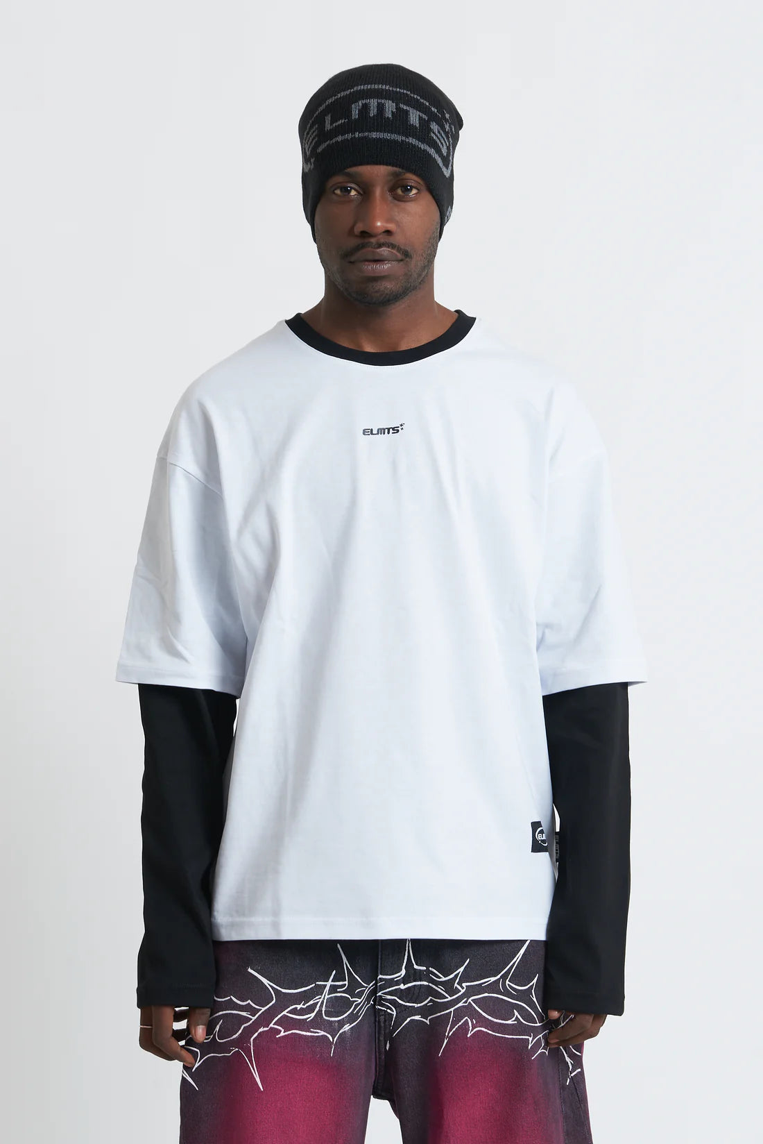 Double Longsleeve Jersey White