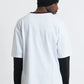 Double Longsleeve Jersey White