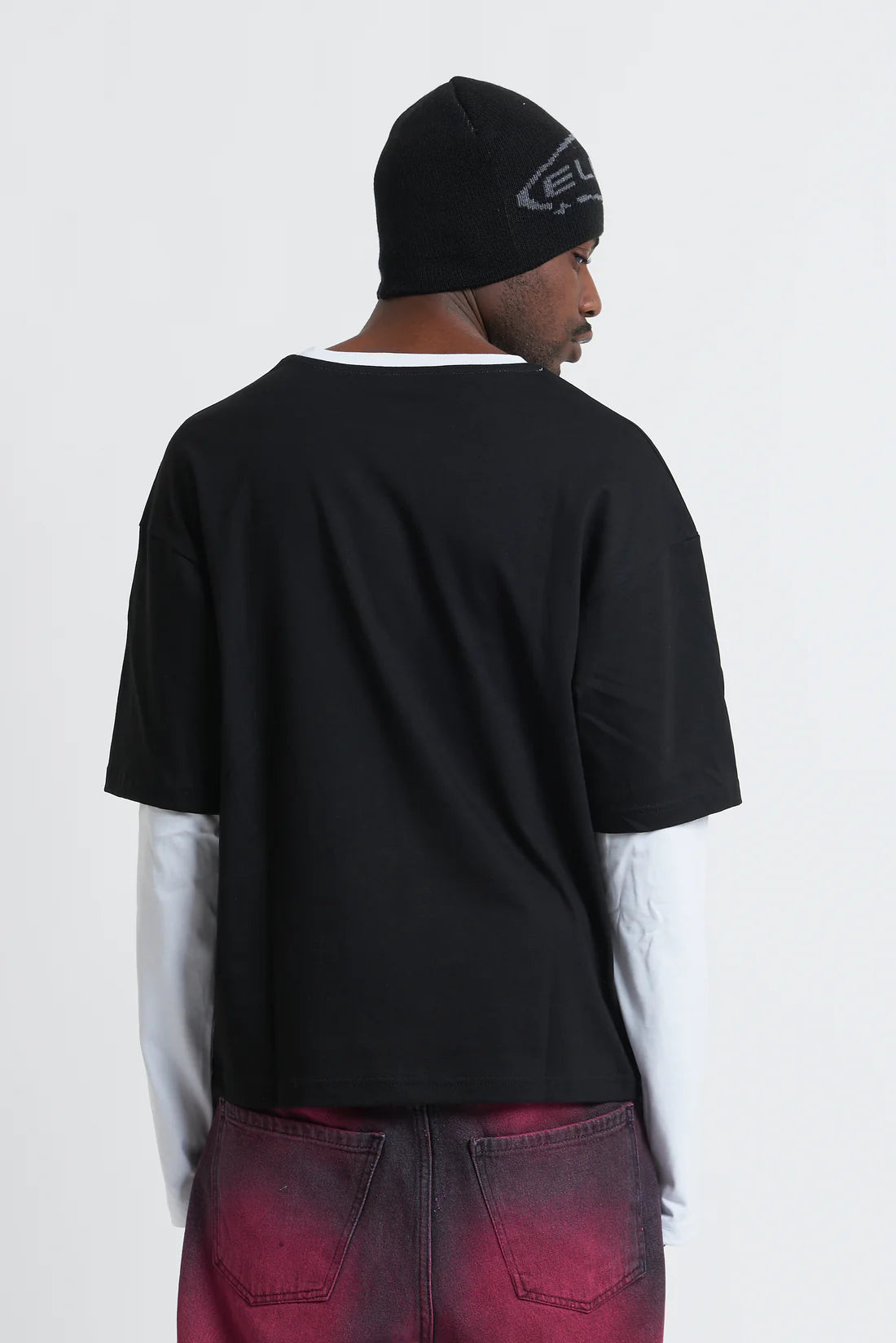 Double Longsleeve Jersey Black