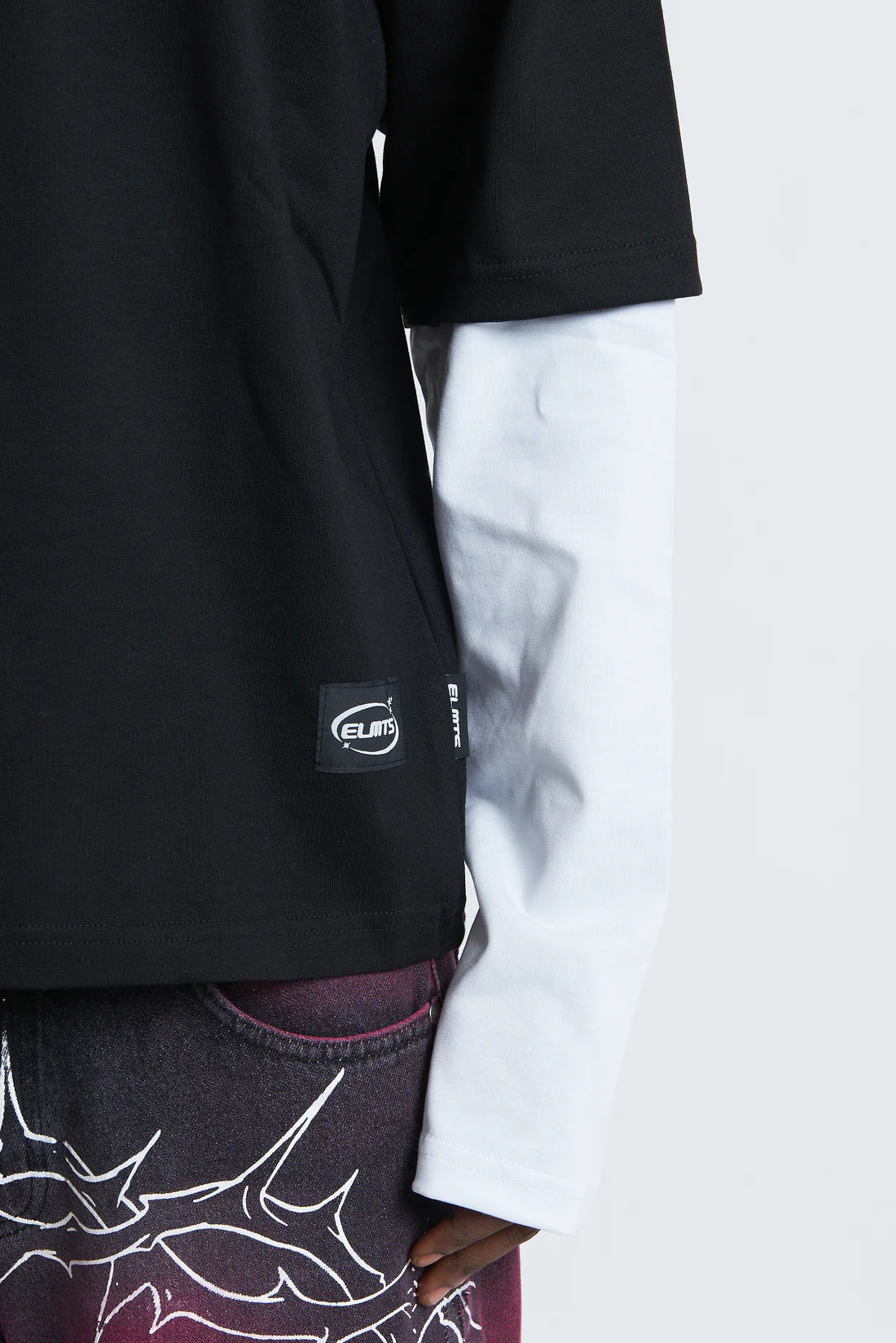 Double Longsleeve Jersey Black