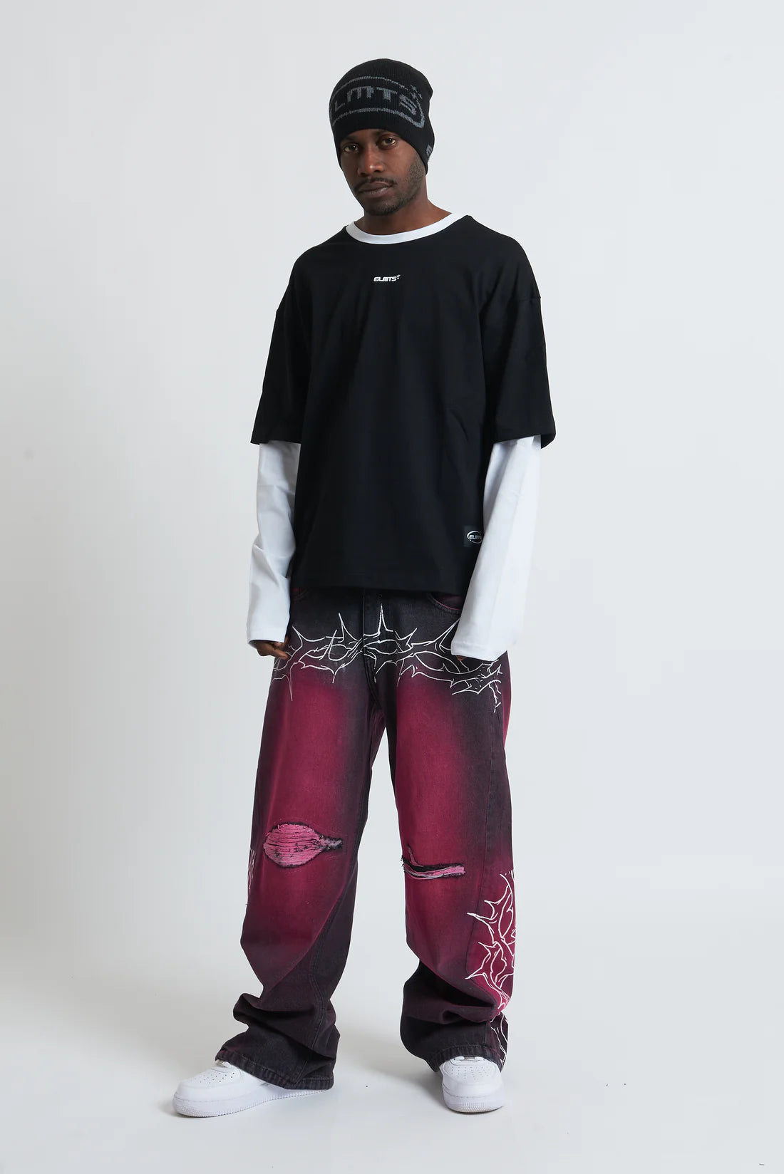 Double Longsleeve Jersey Black