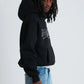 Hoodie Dept Strass Black