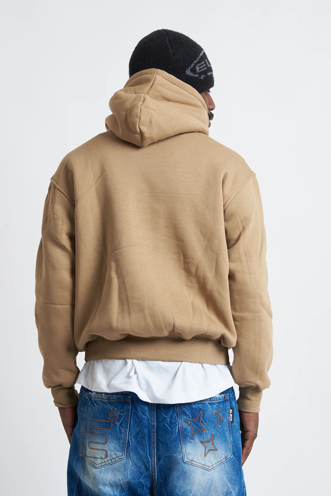 Hoodie Dept Strass Camel