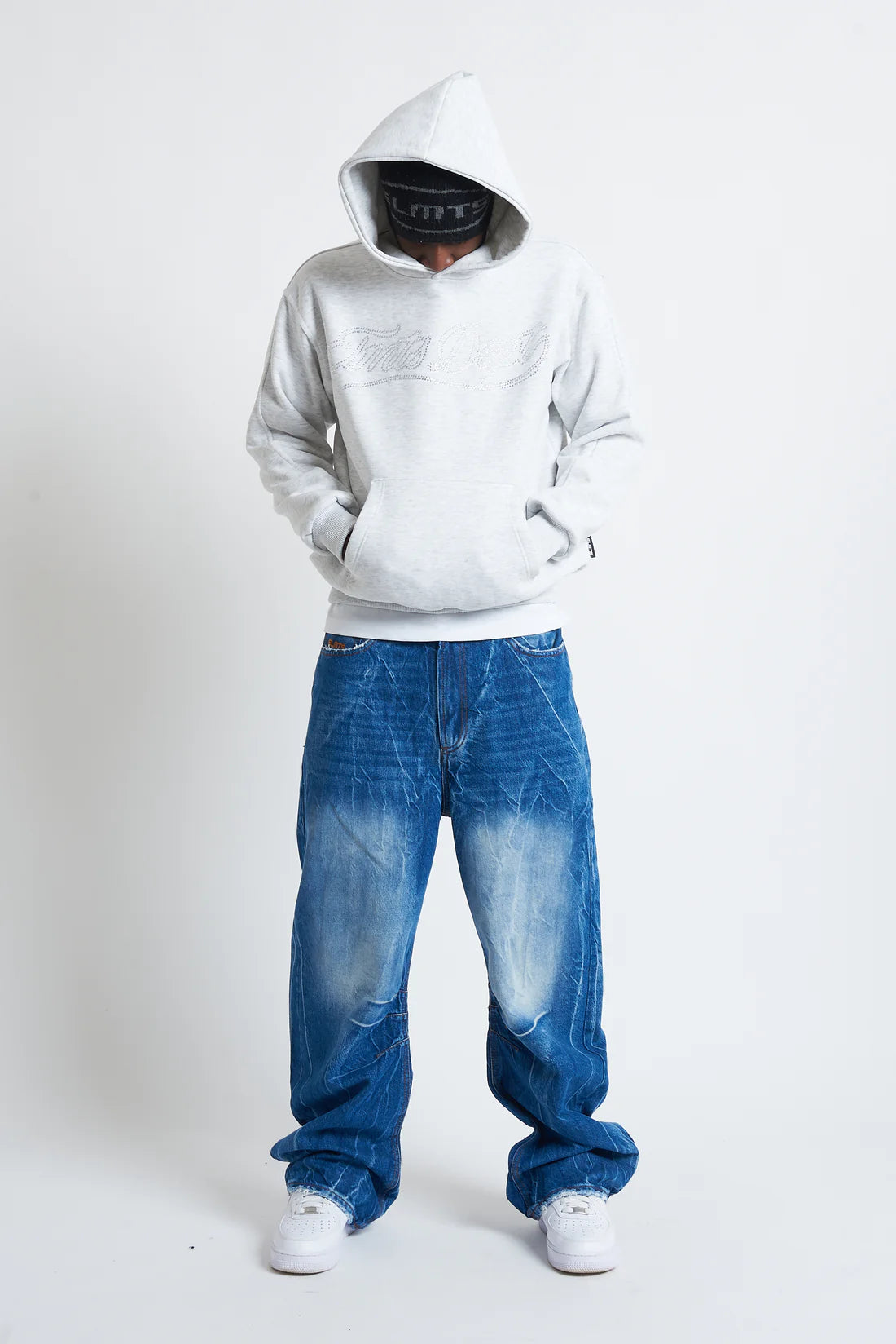 Hoodie Dept Strass Grey Nik