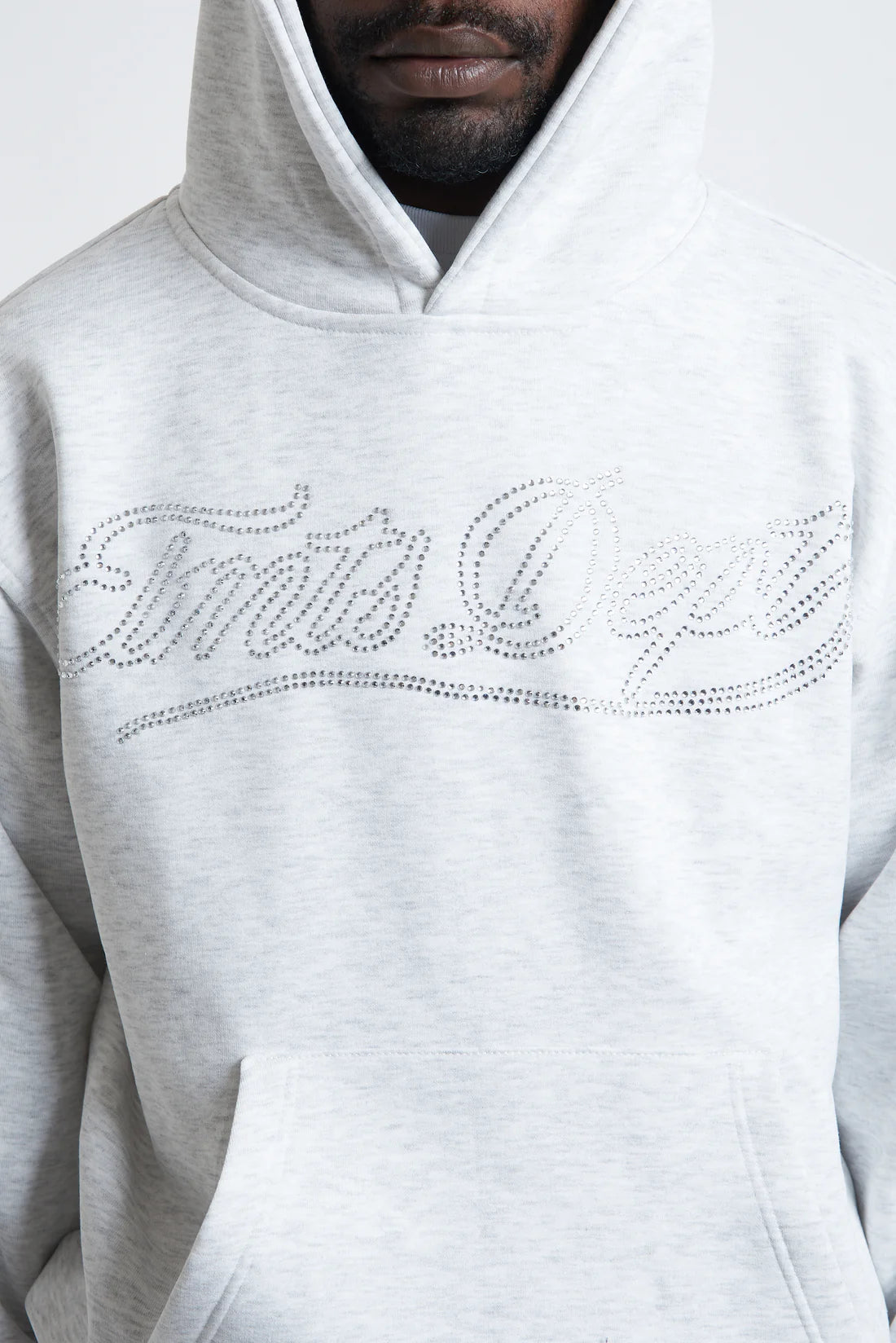 Hoodie Dept Strass Grey Nik