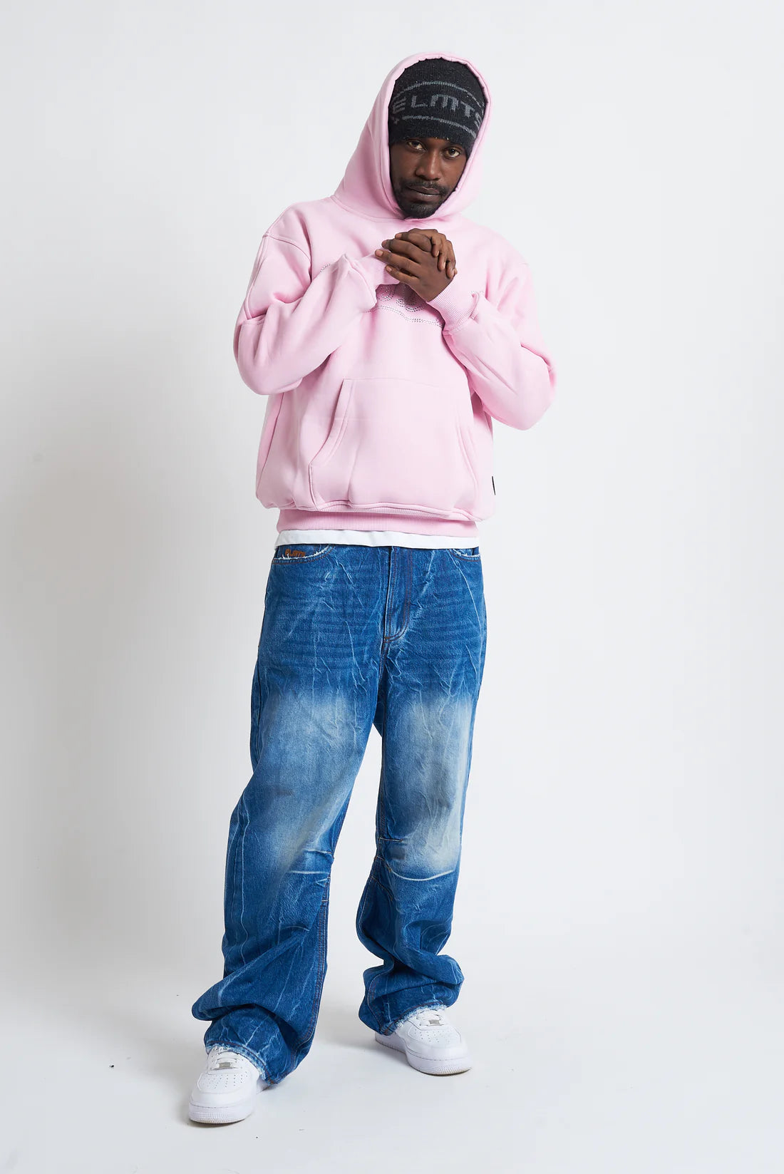 Hoodie Dept Strass Pink