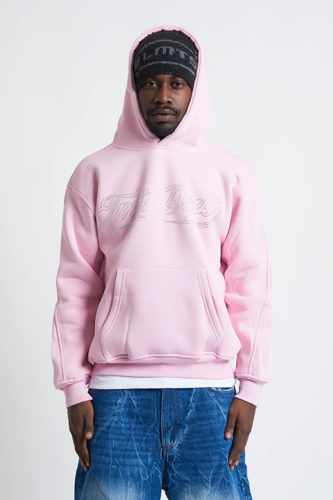 Hoodie Dept Strass Pink