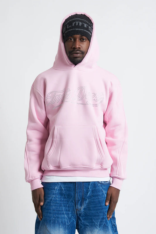Hoodie Dept Strass Pink