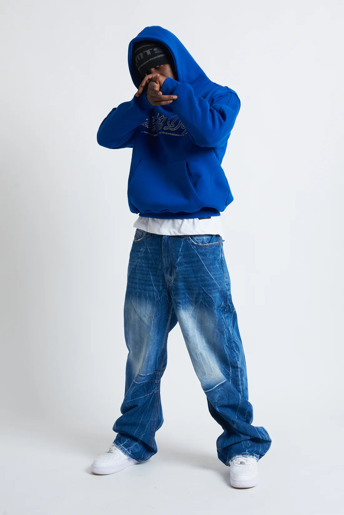 Hoodie Dept Strass Royal