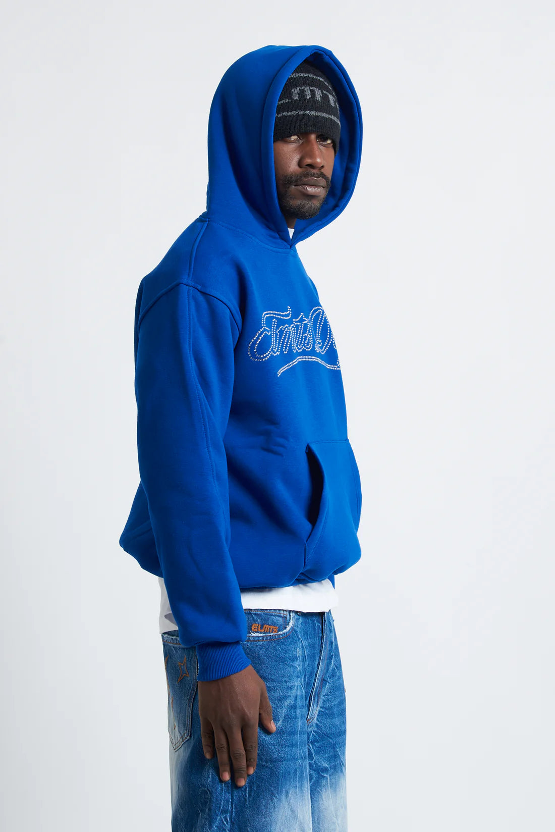 Hoodie Dept Strass Royal
