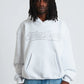 Hoodie Dept Strass White