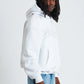 Hoodie Dept Strass White